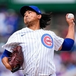 　ナショナルズ戦に先発で今季初登板したカブス・今永。６回途中４失点で負け投手となった＝シカゴ（共同）