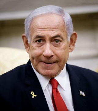 　イスラエルのネタニヤフ首相（ゲッティ＝共同）