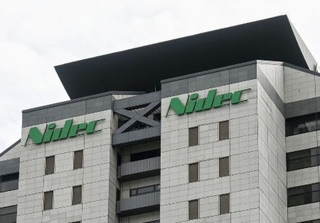 　ニデック本社＝京都市南区、２０２５年１０月２１日