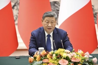 　中国の習近平国家主席＝昨年１２月、北京（ゲッティ＝共同）