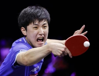 　張本智和＝２０２５年８月