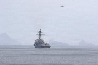 　ホルムズ海峡の機雷除去に向け準備を開始した米中央軍部隊＝４月１１日（米軍提供・共同）