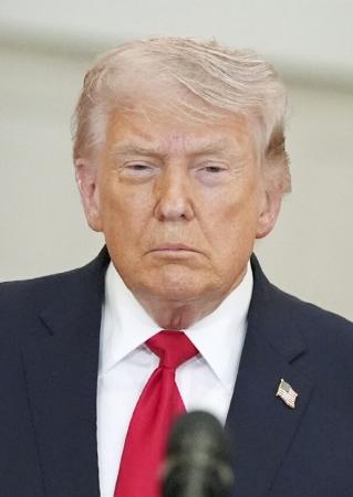 　トランプ米大統領（ゲッティ＝共同）