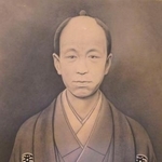 　村上泰賢さんの父照賢さんが描いた小栗忠順の肖像画