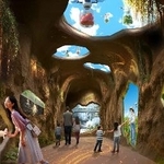 　パソナグループが今年秋ごろに開業する複合施設の展示イメージ（同社提供）