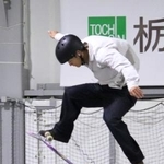 　男子ストリート準決勝を首位通過した白井空良＝宇都宮市東部総合公園