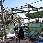 　米イスラエルの攻撃を受け、激しく損壊したイラン・テヘランの大学施設＝４日（共同）