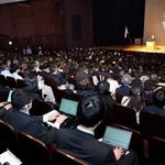 　東京都内で開かれた国民民主党の党大会＝５日午後