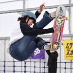 　女子パークで優勝した長谷川瑞穂＝宇都宮市東部総合公園