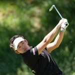 　最終ラウンド、通算イーブンパーで５位の岩井明愛＝シャドークリークＧＣ（共同）