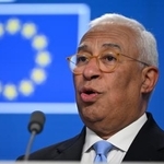 　ＥＵのコスタ大統領＝３月２０日、ブリュッセル（ゲッティ＝共同）