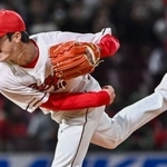 　巨人戦に先発し、７回途中２失点で今季初勝利を挙げた広島・森下＝マツダ