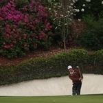 　練習ラウンドを行う松山英樹＝７日（ゲッティ＝共同）