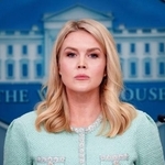 　米ホワイトハウスのレビット報道官（ゲッティ＝共同）