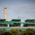 　イタリア南部ブリンディジ近郊にある石炭火力発電所＝２０２３年３月（ゲッティ＝共同）