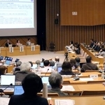 　日本学術会議の総会＝１０日午後、東京都港区