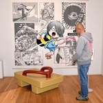 　水木しげる記念館で始まった企画展「たたかう鬼太郎」＝１１日午前、鳥取県境港市