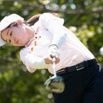 　第２日、通算８アンダーで首位の呉佳晏＝石坂ＧＣ