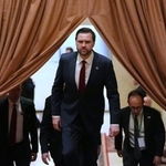 　バンス米副大統領＝１１日、イスラマバード（ゲッティ＝共同）