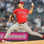 　ヤンキース戦に先発したエンゼルス・菊池＝ニューヨーク（ＡＰ＝共同）