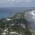 　ツバルの首都フナフティ＝２０２４年