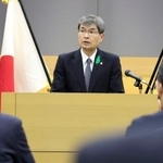 　全国会議で訓示する警察庁の楠芳伸長官＝１５日午後、東京都千代田区