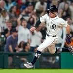 　タイガースのマゴニグル＝１４日、米ミシガン州デトロイト（ゲッティ＝共同）