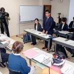 　熊本県水俣市で開かれた水俣病の被害者団体と環境省による実務者協議＝１６日午後