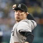 　阪神戦に先発した巨人・田中将＝甲子園　