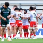 　トヨタに勝利した神戸フィフティーン＝豊田スタジアム