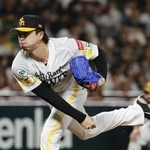 　オリックス戦に先発したソフトバンク・上沢＝みずほペイペイドーム