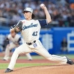 　巨人戦に先発したヤクルト・増居＝神宮