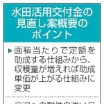 　水田活用交付金の見直し案概要のポイント