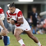 　ツイ・ヘンドリック選手（２０１９年８月１０日、フィジー・スバで撮影、パシフィック・ネーションズカップの米国戦）