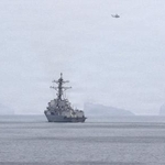 　ホルムズ海峡の機雷除去に向け準備を開始した米中央軍部隊＝４月１１日（米軍提供・共同）