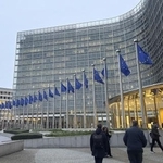　ＥＵ欧州委員会の本部＝ブリュッセル（共同）