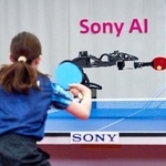 　卓球で対戦する、ＡＩを使った自律型ロボット「Ａｃｅ」（ソニーＡＩ提供）