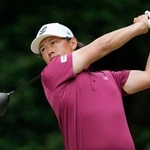 　第１日、９アンダーで首位の中西直人＝ＭＺ・ＧＣ