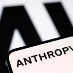 　米新興企業アンソロピックのロゴ＝３月（ロイター＝共同）