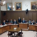 　今国会初となる参院改革協議会＝２４日午前、国会