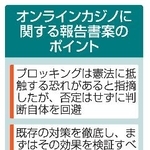 　オンラインカジノに関する報告書案のポイント