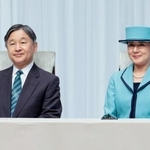 　第２０回みどりの式典に出席された天皇、皇后両陛下＝２４日午後、東京都千代田区（代表撮影）