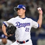 　ヤクルト戦に先発した中日・大野＝バンテリンドーム