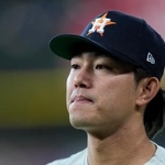 　アストロズの今井達也＝１５日、ヒューストン（ＡＰ＝共同）