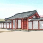 　「北館東門」の復元イメージ（福岡市提供）