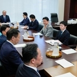 　衆院憲法審査会幹事懇談会＝２８日午前、国会