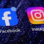 　メタが運営するフェイスブック（左）とインスタグラムのアプリ（ゲッティ＝共同）