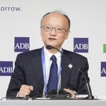 　アジア開発銀行の神田真人総裁＝２０２５年５月、イタリア・ミラノ