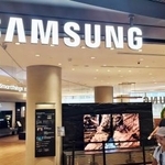 　中国上海にあるサムスン電子の旗艦店＝２０２５年１０月（ゲッティ＝共同）