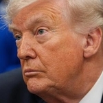 　トランプ米大統領＝２９日、ワシントン（ＡＰ＝共同）